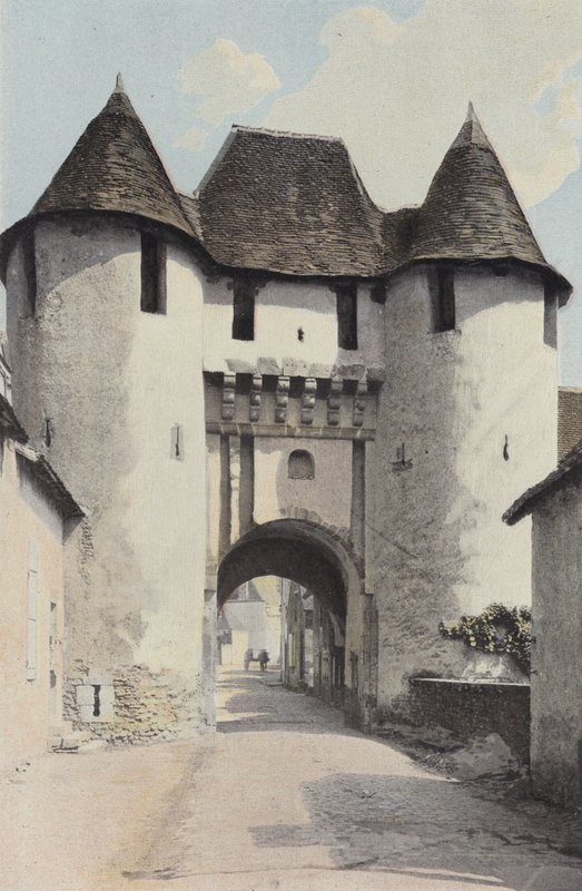 Levroux, Gate of the Old Castle by French Photographer