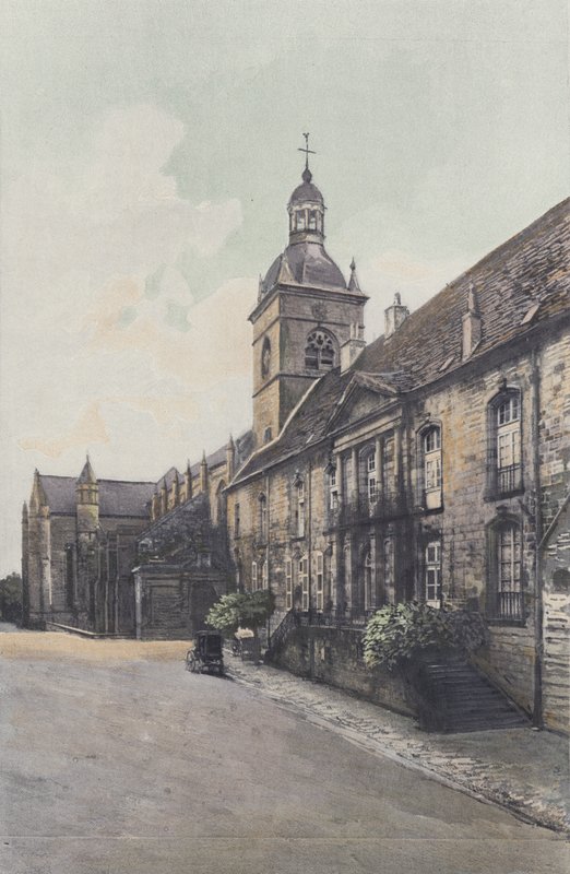 Luxeuil, The Church and the Presbytery by French Photographer