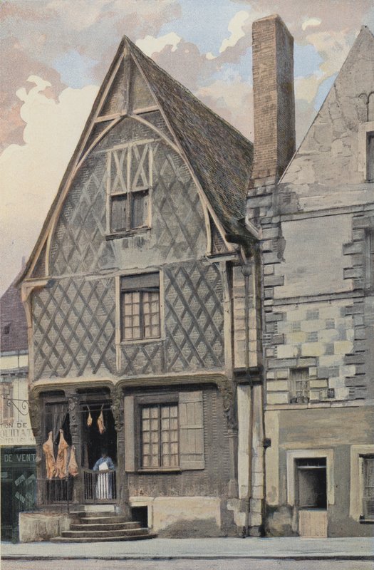 Luynes, Old House on the Square by French Photographer