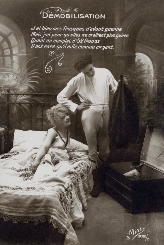 Man Unpacking His Suitcase by French Photographer