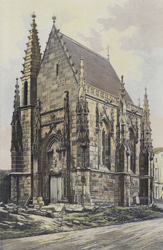 Menigoute, Chapel, Southwest View by French Photographer