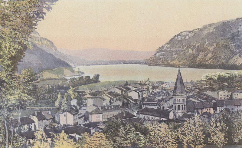 Nantua, General View by French Photographer