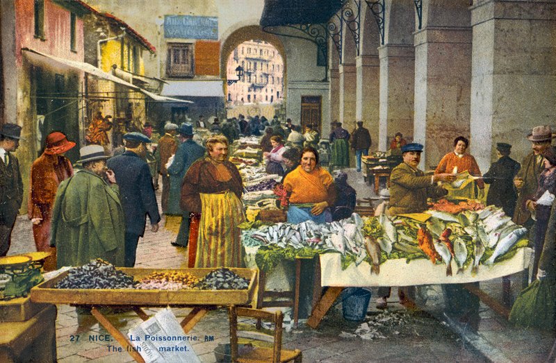 Nice, The Fish Market by French Photographer