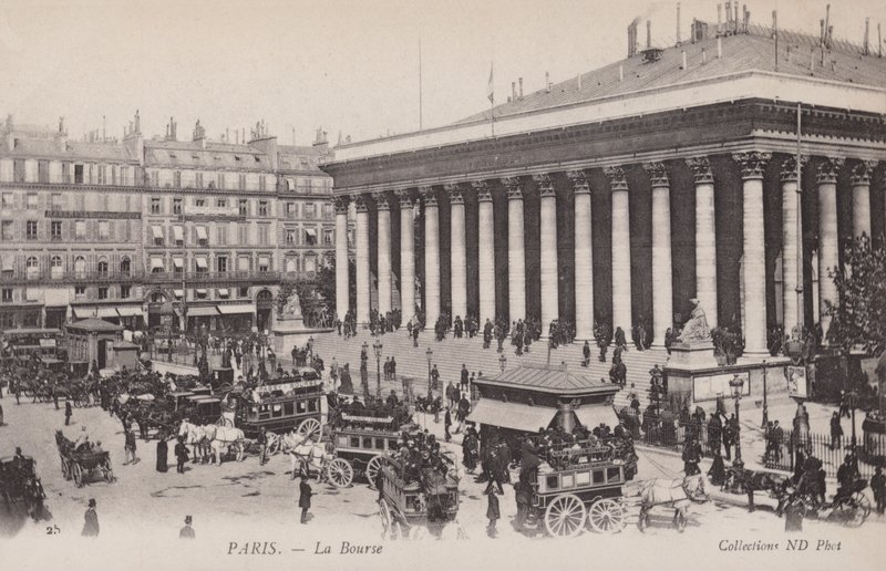 Paris, La Bourse by French Photographer