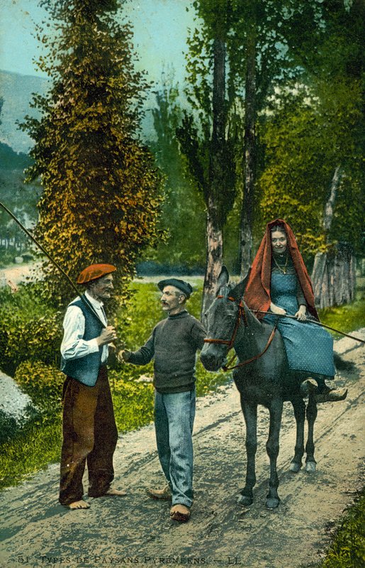 Peasants in the Pyrenees by French Photographer