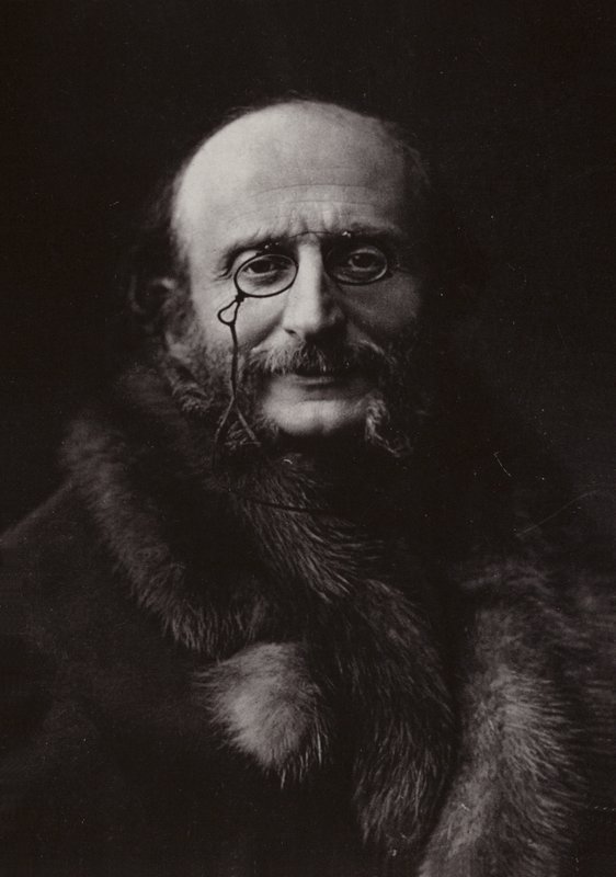 Portrait of Jacques Offenbach by French Photographer