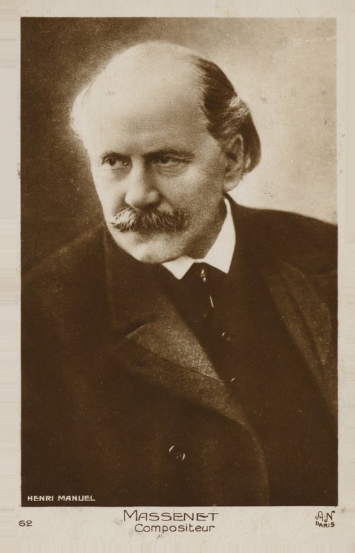 Portrait of Jules Massenet by French Photographer