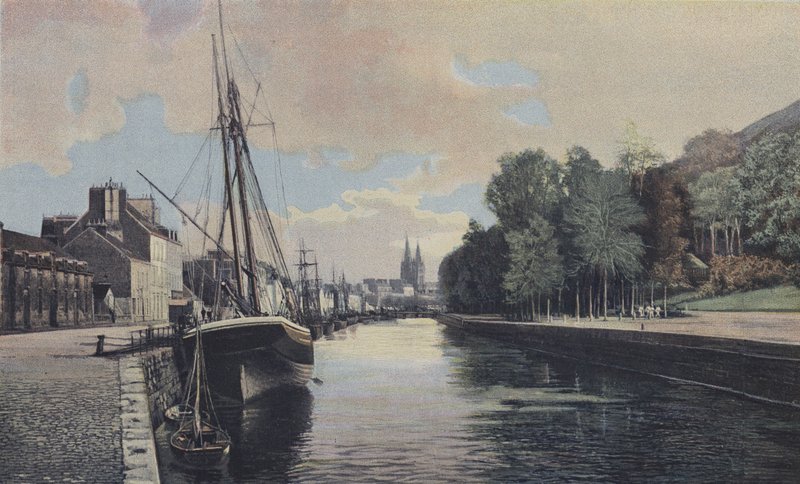 Quimper, The Port by French Photographer