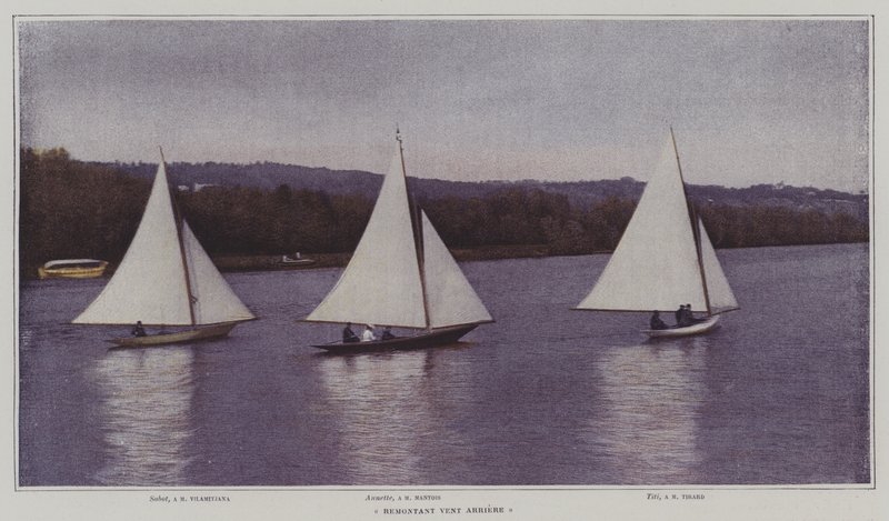 Sailing upstream downwind by French Photographer