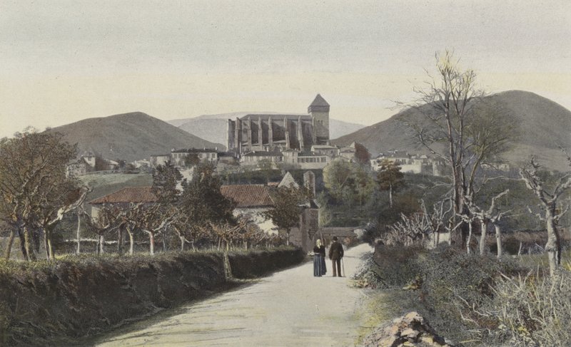 Saint-Bertrand-de-Comminges, General View by French Photographer
