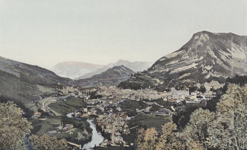Saint-Claude, General View by French Photographer