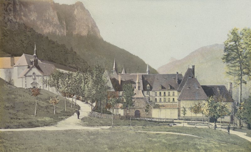 Saint-Pierre-de-Chartreuse, Grande-Chartreuse Monastery, Entrance by French Photographer