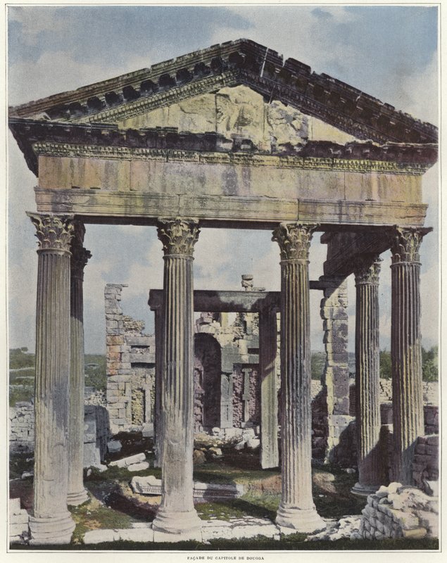 The Capitol in Dougga by French Photographer