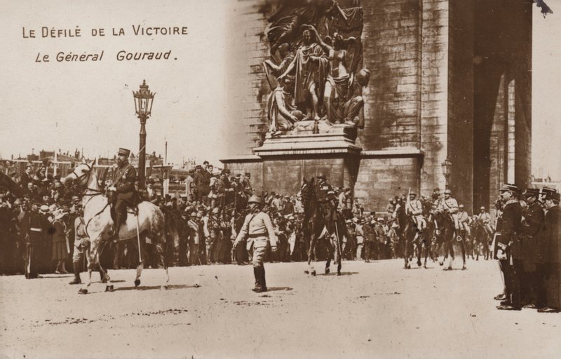 The Victory Parade, General Gouraud by French Photographer