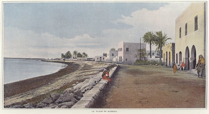 The Beach at Mahdia by French Photographer