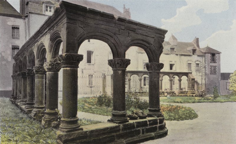 Vannes, Remains of the Old Cloister by French Photographer