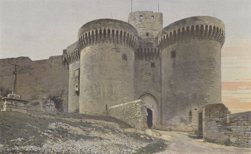 Villeneuve-les-Avignon, Fort Saint-Andre, General View by French Photographer