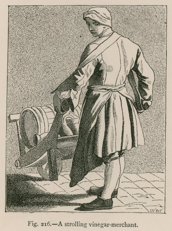 A Strolling Vinegar-Merchant by French School
