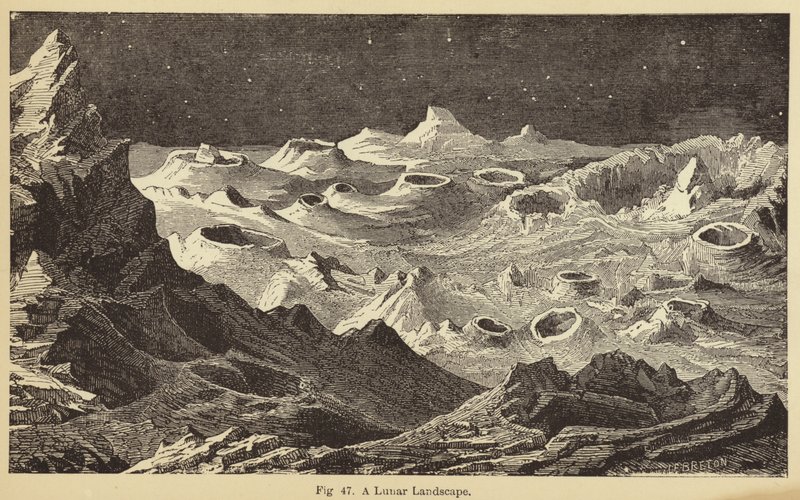 A Lunar Landscape by French School