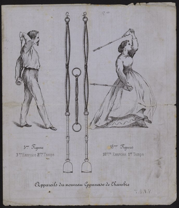 Advertisement for Exercise Equipment by French School