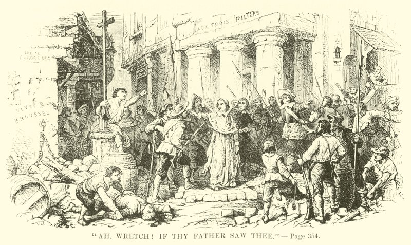 Ah, wretch! If thy father saw thee by French School