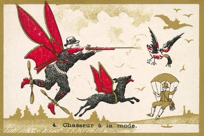 Airborne Hunter by French School