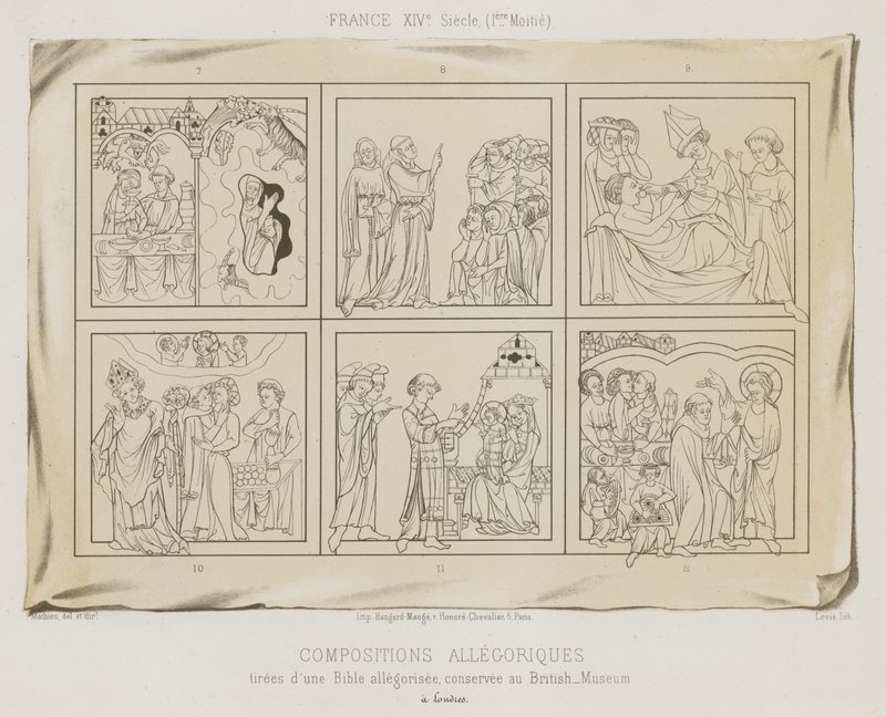 Allegorical Compositions by French School