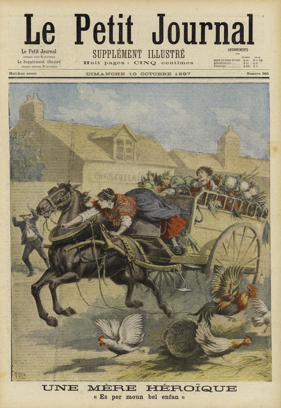 An Heroic Mother by French School