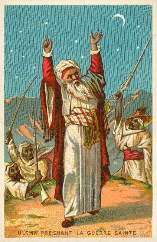 An Ulama Preaching Jihad by French School