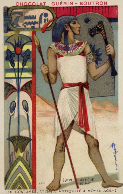 Ancient Egyptian Soldier by French School