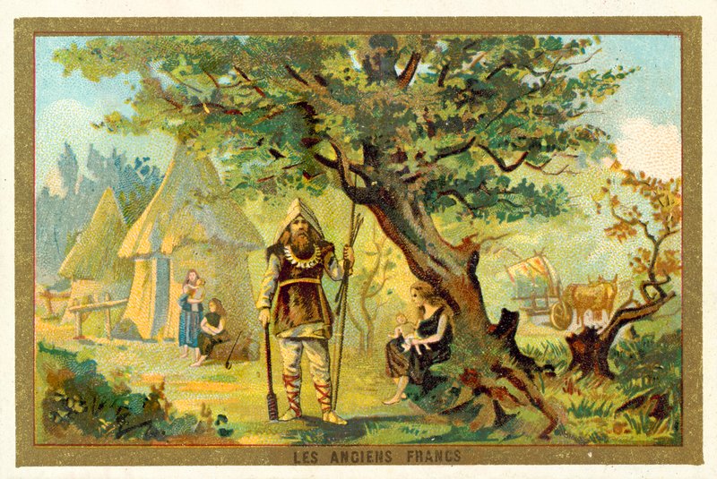 Ancient Franks by French School