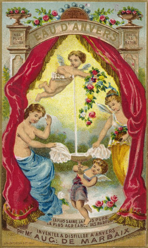 Angels and Cherubs Pouring Water by French School