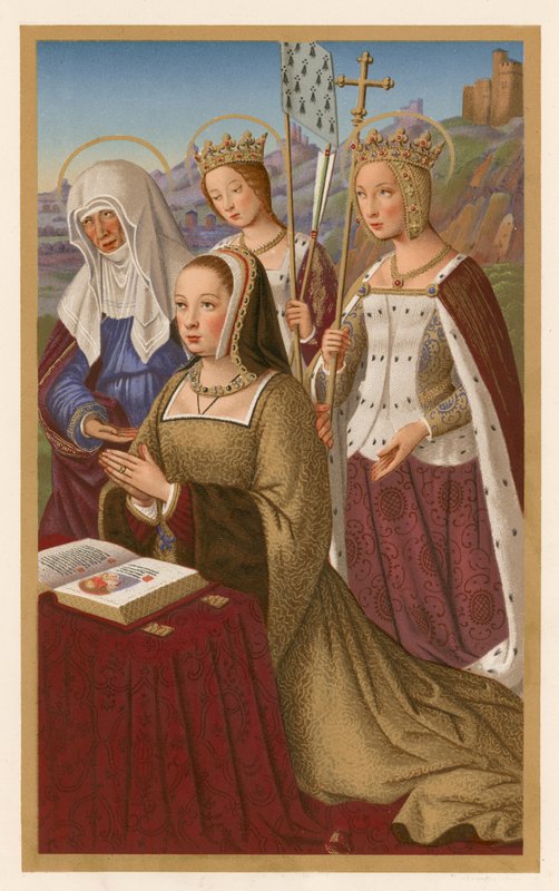 Anne of Brittany in Prayer by French School