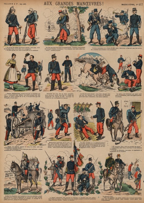Annual Grand Manoeuvres of the French Army by French School