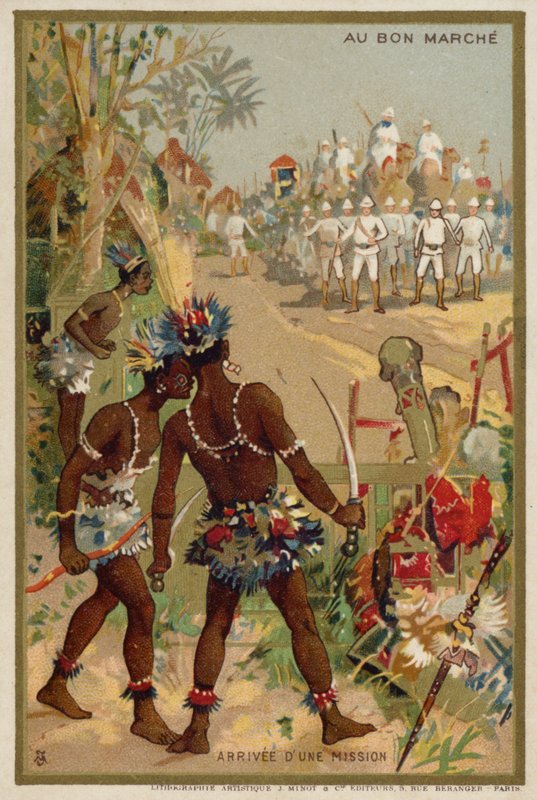 Arrival of a mission by French School