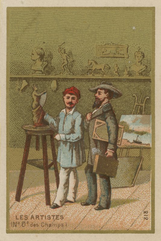 Artists (Notre Dame des Champs) by French School