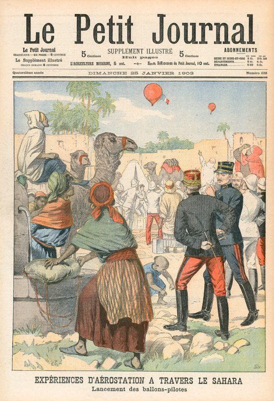 Balloons Across the Sahara by French School