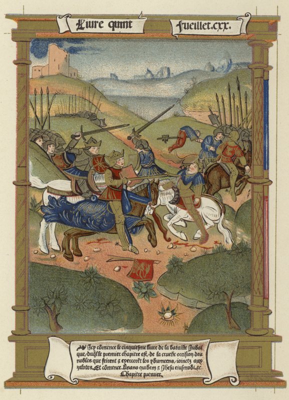 Battle between the Idumeans and Jews by French School