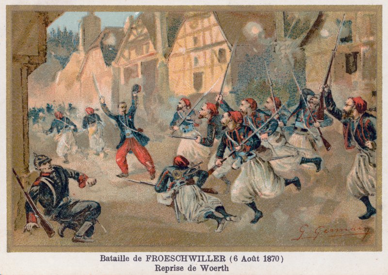 Battle of Froeschwiller, The Recapture of Woerth by French School