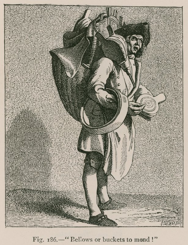 Bellows or Buckets to Mend! by French School