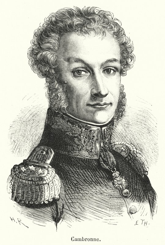 Cambronne (engraving) by French School
