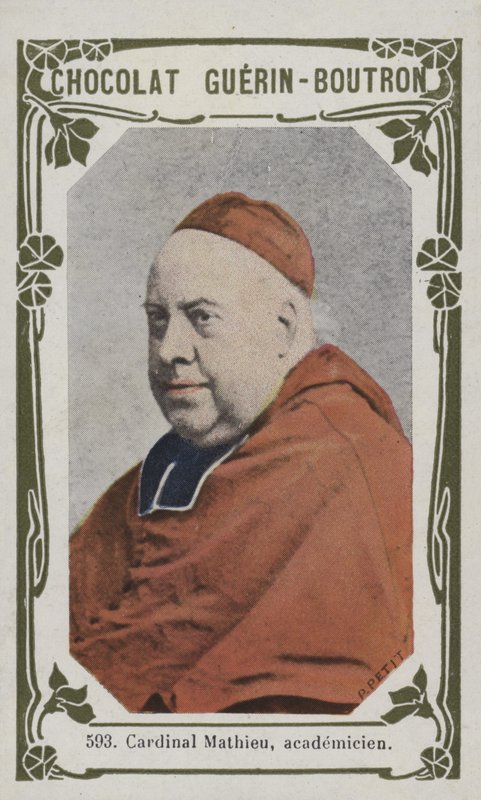 Cardinal Mathieu, academician by French School