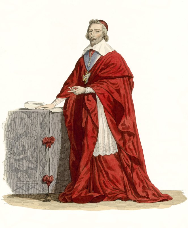 Cardinal Richelieu by French School