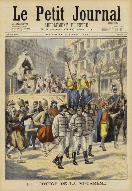 Carnival procession by French School