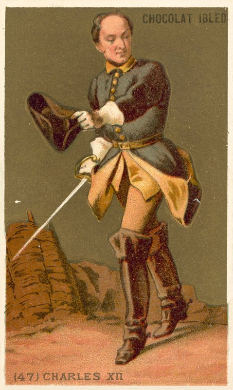 Charles XII of Sweden by French School