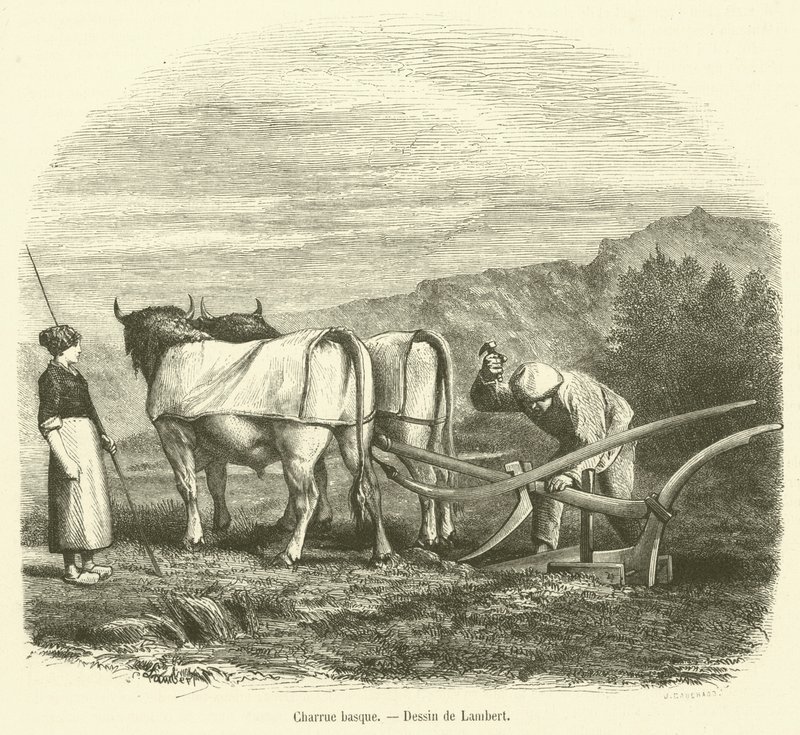 Basque Plow by French School