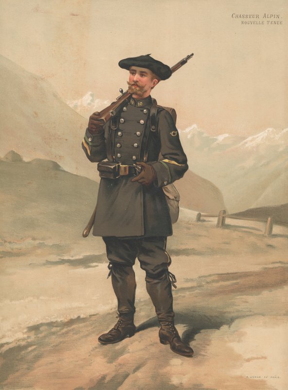 Alpine Hunter, New Uniform by French School