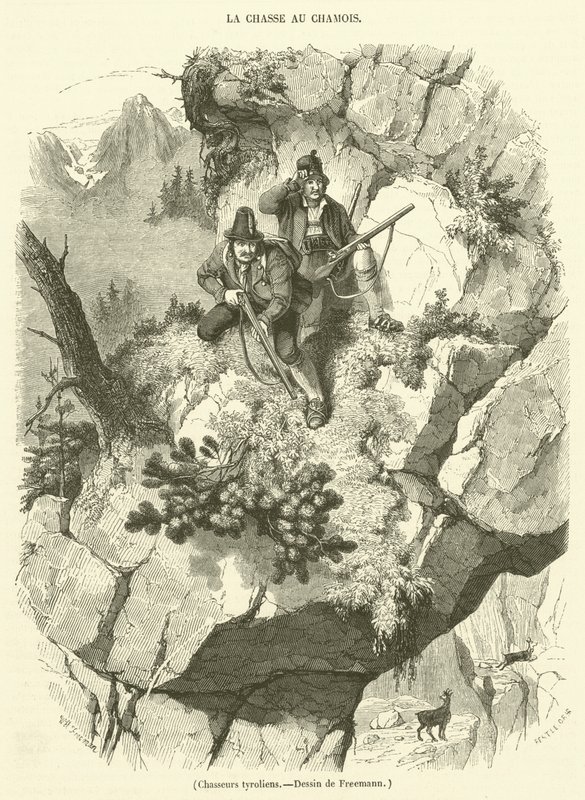 Tyrolean hunters by French School