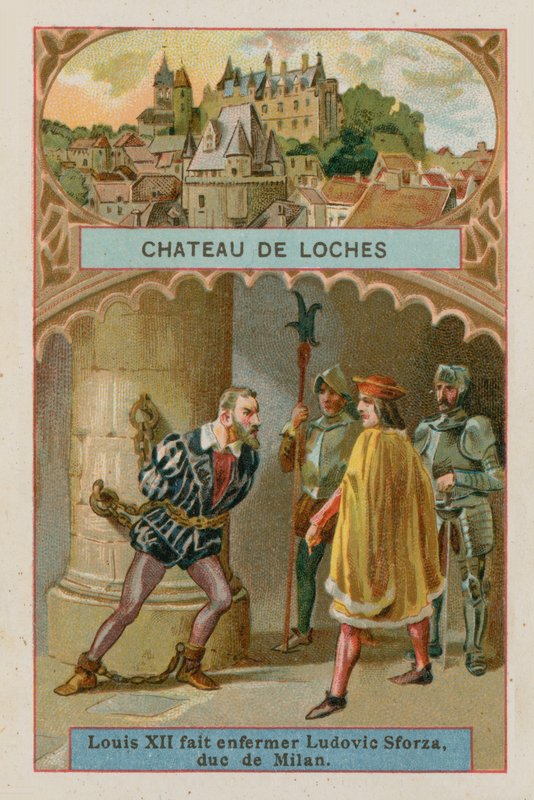 Chateau de Loches by French School