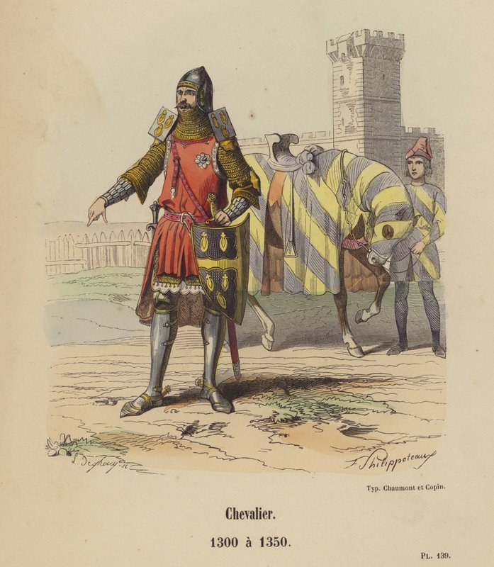 Knight by French School